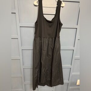 A New Day Black Sleeveless Scoop Neck Maxi Sundress